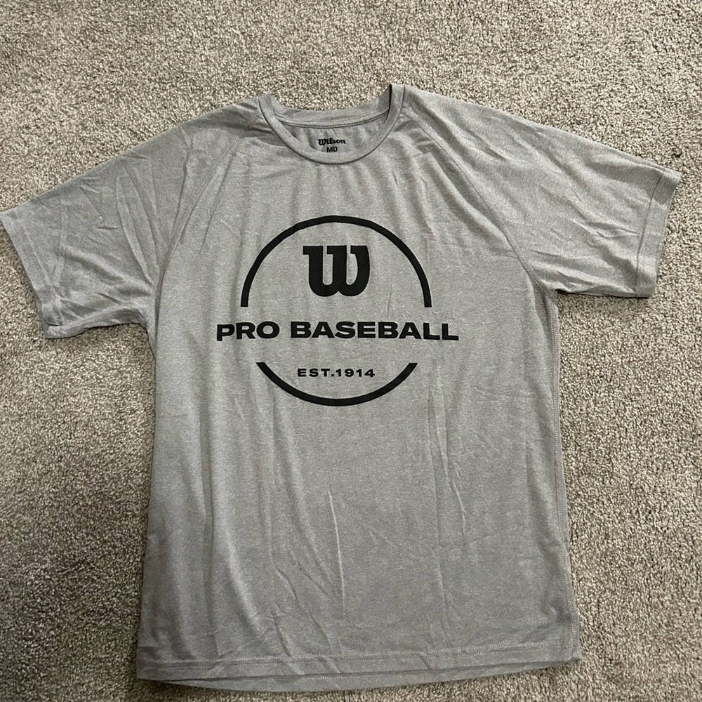 Wilson Gray Pro Baseball Men's Shirt